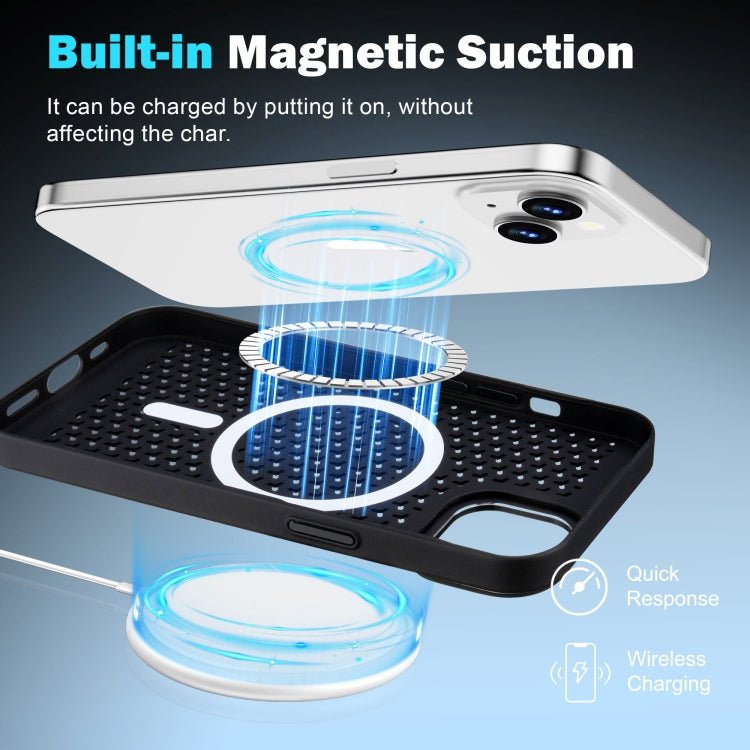 For iPhone 16 Pro Max Ice Feeling Cooling MagSafe Magnetic Phone Case(Light Purple) - iPhone 16 Pro Max Cases by buy2fix | Online Shopping UK | buy2fix