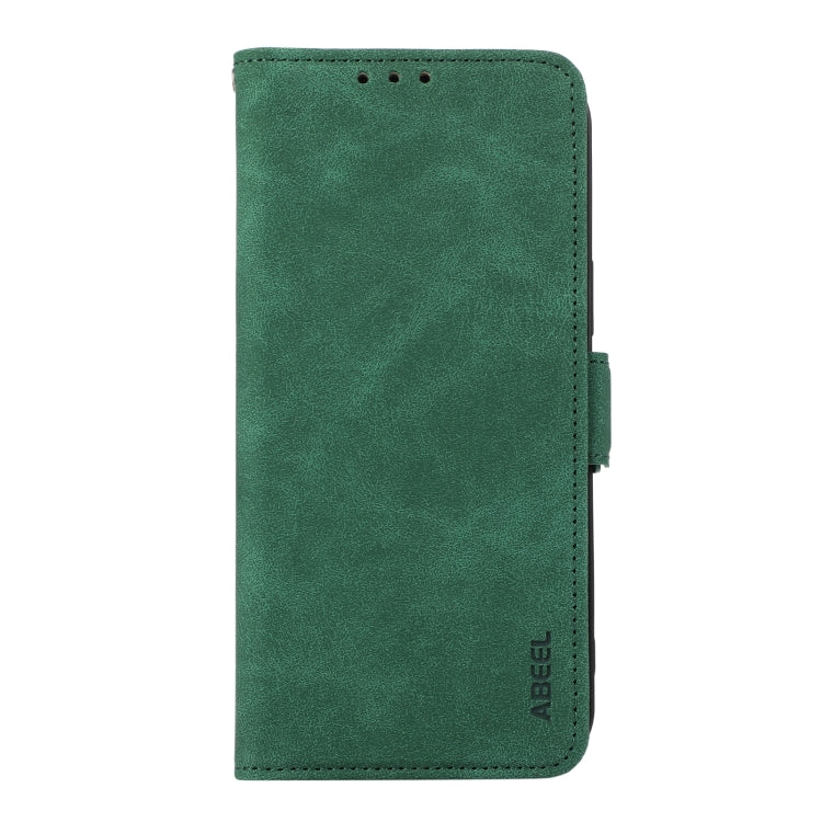 For OnePlus 13 ABEEL Frosted Magnetic RFID Leather Phone Case(Green) - OnePlus Cases by buy2fix | Online Shopping UK | buy2fix