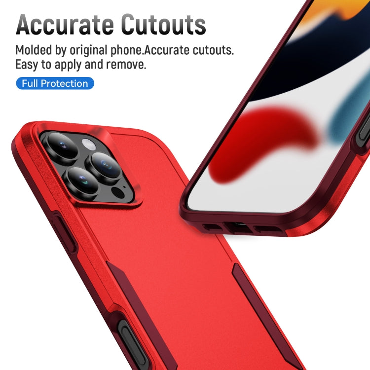 For iPhone 16 Pro Pioneer Armor Heavy Duty PC + TPU Phone Case(Red+Rose Red) - iPhone 16 Pro Cases by buy2fix | Online Shopping UK | buy2fix