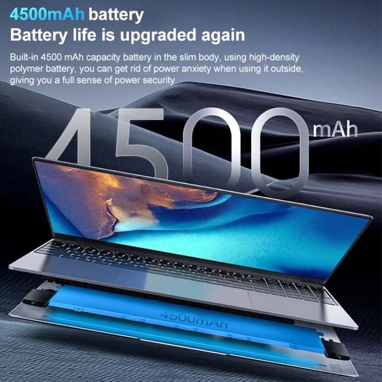 14 inch Windows 11 Laptop, 16GB+256GB, Gen 5th Intel Core i7 CPU, 180 Degree Rotation Axis(Silver) - Others by buy2fix | Online Shopping UK | buy2fix