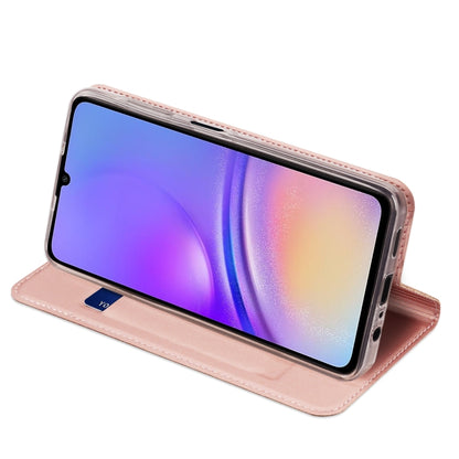 For Samsung Galaxy A06 4G DUX DUCIS Skin Pro Series Flip Leather Phone Case(Pink) - Galaxy Phone Cases by DUX DUCIS | Online Shopping UK | buy2fix