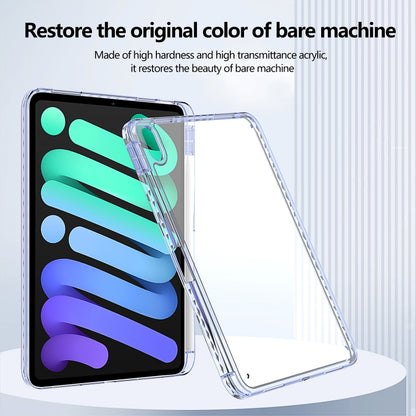 For iPad Pro 11 2024 Acrylic Hybrid TPU Tablet Case with Pen Slot(Lavender) - iPad Pro 11 2024 Cases by buy2fix | Online Shopping UK | buy2fix