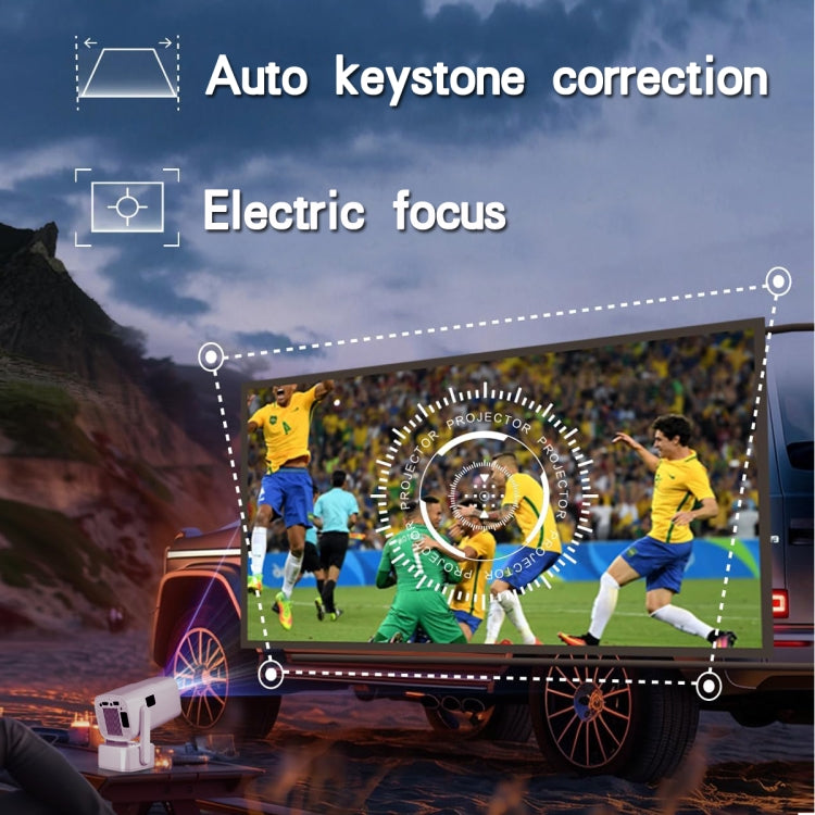 Y7S 720P Android 11 OS Portable Home WiFi Projector with Speaker, CPU:RK3326(AU Plug) - Mini Projector by buy2fix | Online Shopping UK | buy2fix