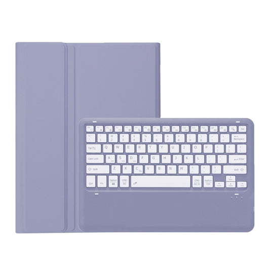 For Huawei MatePad Pro 12.2 Ultra-thin Detachable Bluetooth Keyboard Leather Tablet Case(Lavender White) - Others Keyboard by buy2fix | Online Shopping UK | buy2fix