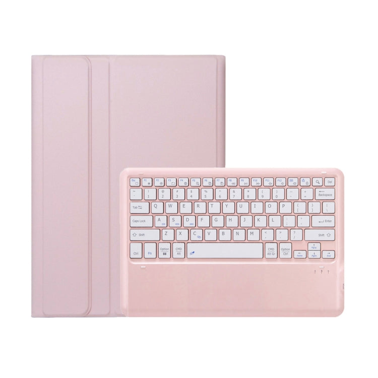 For Honor MagicPad 2 12.3 AH22 Ultra-thin Detachable Bluetooth Keyboard Leather Tablet Case(Pink White) - Huawei Keyboard by buy2fix | Online Shopping UK | buy2fix