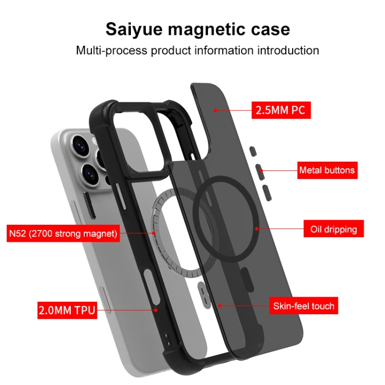 For iPhone 16 Pro Max Skin Feel MagSafe Phone Case(Blue) - iPhone 16 Pro Max Cases by buy2fix | Online Shopping UK | buy2fix