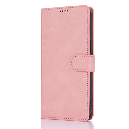 For iPhone 16 Pro Fantasy Skin-feel Calfskin Texture Leather Phone Case(Pink) - iPhone 16 Pro Cases by buy2fix | Online Shopping UK | buy2fix