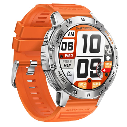 LEMFO K65 1.43 inch Bluetooth Call Smart Watch, Support Heart Rate / Blood Oxygen(Orange) - Smart Watches by LEMFO | Online Shopping UK | buy2fix