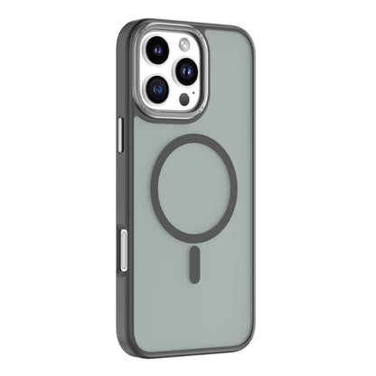 For iPhone 16 Pro Mutural Skin Feel Series Frosted MagSafe Magnetic Phone Case(Black) - iPhone 16 Pro Cases by Mutural | Online Shopping UK | buy2fix