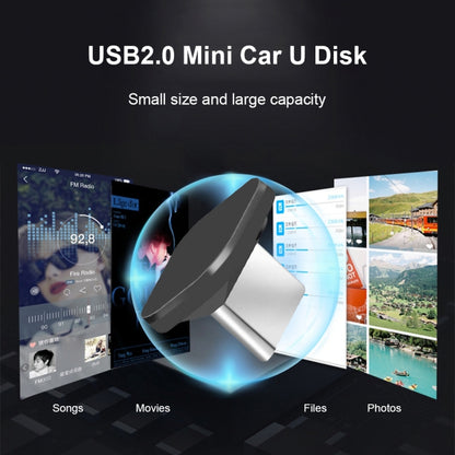 Car USB-C / Type-C Interface Mini Metal U Disk, Capacity:16GB - USB Flash Drives by buy2fix | Online Shopping UK | buy2fix