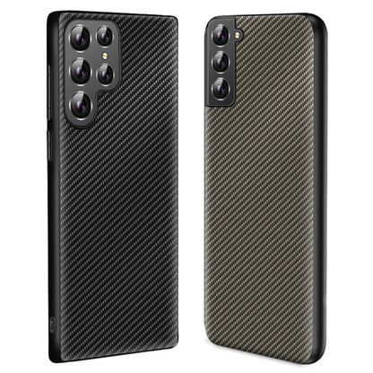 For Samsung Galaxy S25 5G Carbon Fiber Texture Printing Phone Case(Gold) - Galaxy S25 5G Cases by buy2fix | Online Shopping UK | buy2fix