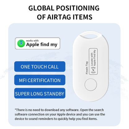 F1 Global Location Tracker Anti-lost Device(White) - Personal Tracker by buy2fix | Online Shopping UK | buy2fix