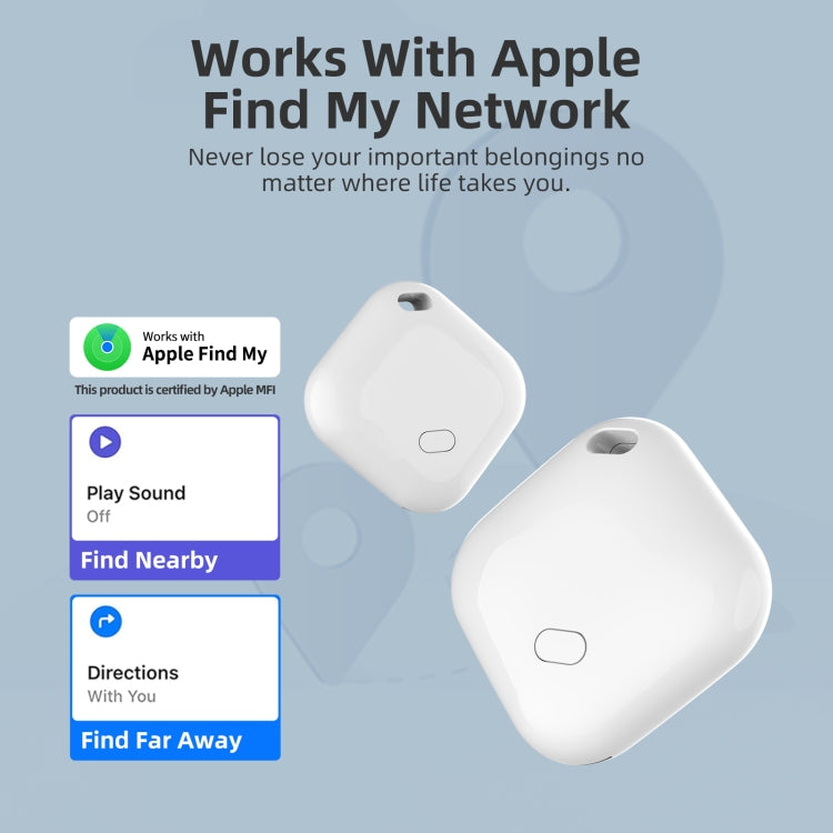 F2 Global Location Tracker Anti-lost Device(White) - Personal Tracker by buy2fix | Online Shopping UK | buy2fix