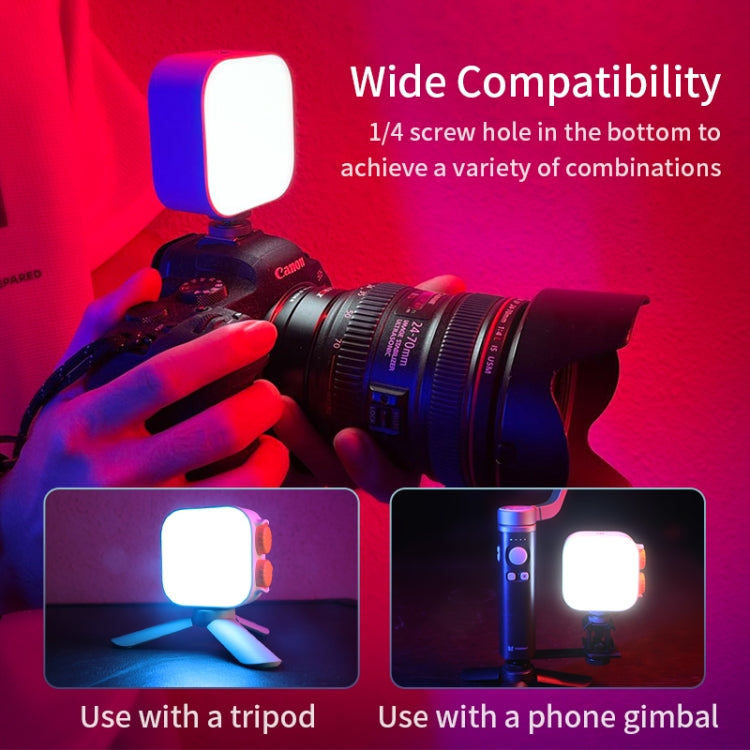 FUNSNAP Pocket Full Color RGB Video Shot Fill Light(White) - Selfie Light by FUNSNAP | Online Shopping UK | buy2fix