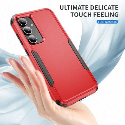 For Samsung Galaxy S25+ 5G TPU + PC Shockproof Protective Phone Case(Red + Black) - Galaxy S25+ 5G Cases by buy2fix | Online Shopping UK | buy2fix