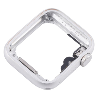 For Apple Watch Series 4 44MM GPS Aluminium Alloy Middle Frame Bezel Plate with Crown Spin Axis Flex Cable(Silver) - Middle Frame by buy2fix | Online Shopping UK | buy2fix