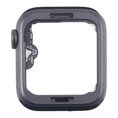 For Apple Watch SE 2020 44MM GPS Aluminium Alloy Middle Frame Bezel Plate with Crown Spin Axis Flex Cable(Grey) - Middle Frame by buy2fix | Online Shopping UK | buy2fix