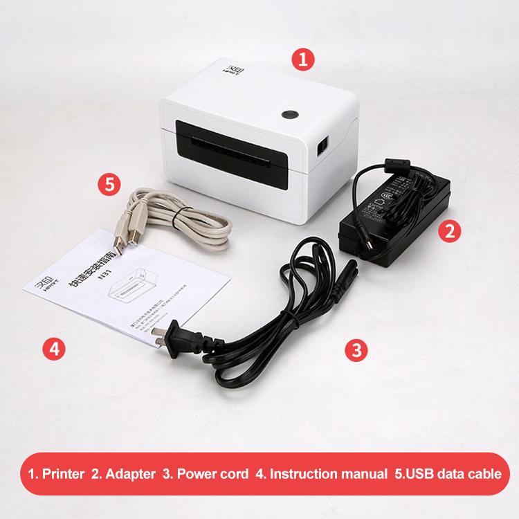 HPRT N31 Computer Version Express Electronic Waybill Printer, Plug:UK Plug(White) - Printer by buy2fix | Online Shopping UK | buy2fix