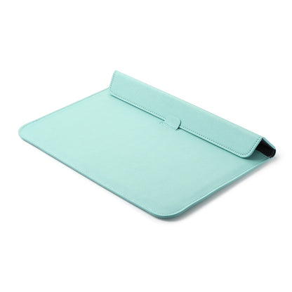 PU Leather Ultra-thin Envelope Bag Laptop Bag for MacBook Air / Pro 11 inch, with Stand Function(Mint Green) - Protective Bags by buy2fix | Online Shopping UK | buy2fix