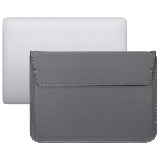 PU Leather Ultra-thin Envelope Bag Laptop Bag for MacBook Air / Pro 13 inch, with Stand Function(Space Gray) - Protective Bags by buy2fix | Online Shopping UK | buy2fix