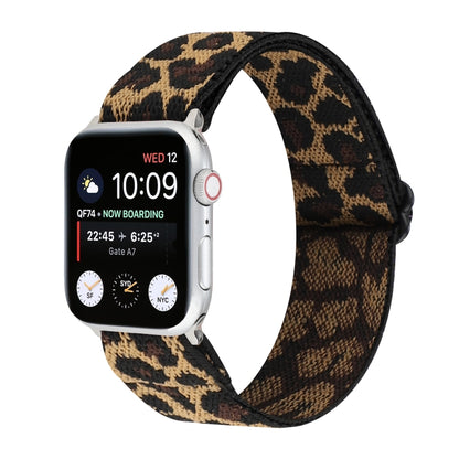 Ethnic Style Buckle Watch Band For Apple Watch Ultra 49mm&Watch Ultra 2 49mm / Series 9&8&7 45mm / SE 3&SE 2&6&SE&5&4 44mm / 3&2&1 42mm(Brown Leopard) - Watch Bands by buy2fix | Online Shopping UK | buy2fix