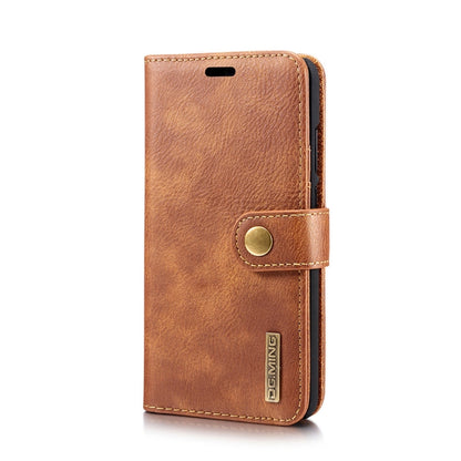 Crazy Horse Texture Flip Detachable Magnetic Leather Case for Huawei P20, with Holder & Card Slots & Wallet (Brown) - Huawei Cases by DG.MING | Online Shopping UK | buy2fix