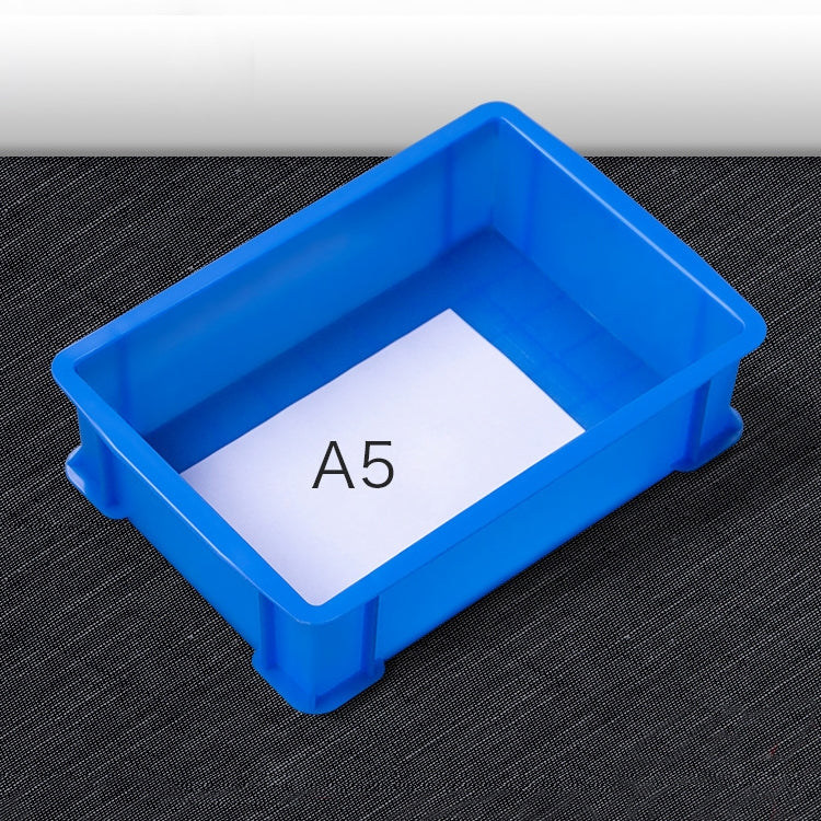 Thick Multi-function Material Box Brand New Flat Plastic Parts Box Tool Box, Size: 30.2cm x 20.9cm x 8.3cm(Blue) - Storage Bags & Boxes by buy2fix | Online Shopping UK | buy2fix