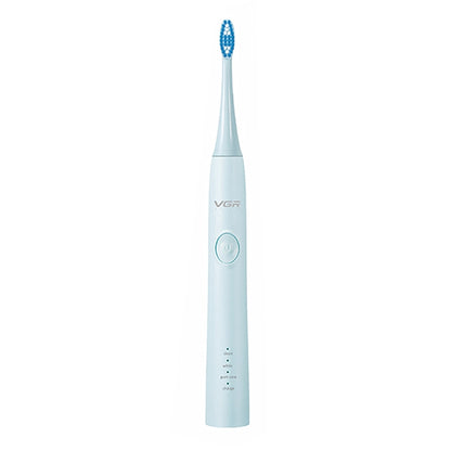 VGR V-806 IPX7 USB Magnetic Suspension Sonic Shock Toothbrush with Nemory Function (Baby Blue) - Toothbrushes by VGR | Online Shopping UK | buy2fix