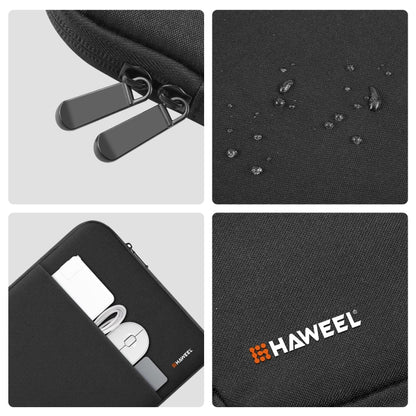 HAWEEL 15.0 inch Sleeve Case Zipper Briefcase Laptop Carrying Bag, For Macbook, Samsung, Lenovo, Sony, DELL Alienware, CHUWI, ASUS, HP, 15 inch and Below Laptops(Black) - 15 inch by HAWEEL | Online Shopping UK | buy2fix