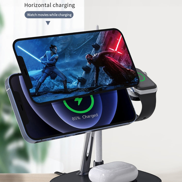 WIWU M8 4 in 1 Magnetic Wireless Charger - Wireless Charger by WIWU | Online Shopping UK | buy2fix