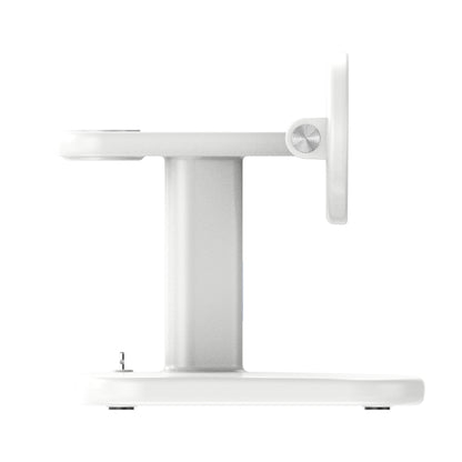 JJT-A70 15W 3 in 1 Multifunctional Magnetic Wireless Charging Holder (White) - Wireless Charger by buy2fix | Online Shopping UK | buy2fix