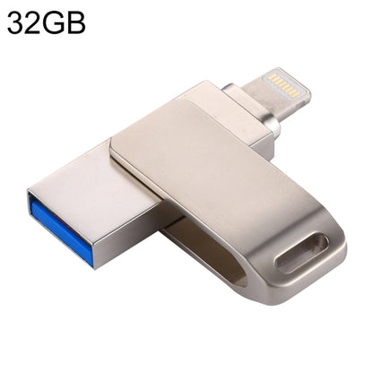 RQW-10G 2 in 1 USB 2.0 & 8 Pin 32GB Flash Drive, for iPhone & iPad & iPod & Most Android Smartphones & PC Computer - U Disk & Card Reader by buy2fix | Online Shopping UK | buy2fix