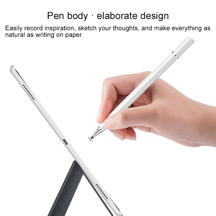 Passive Capacitive Pen Touch Screen Stylus Pen(White) - Stylus Pen by buy2fix | Online Shopping UK | buy2fix