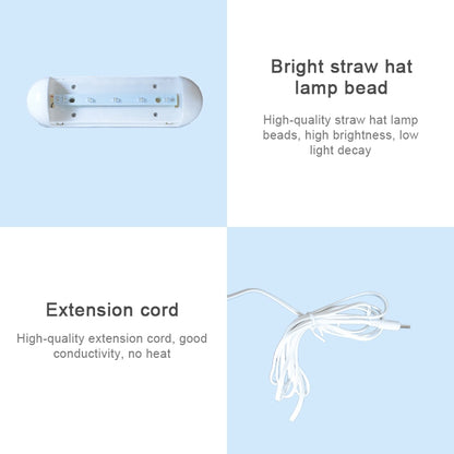 LED Mini Solar Pull Cord Light, Cable Length: 2m - Solar Lights by buy2fix | Online Shopping UK | buy2fix