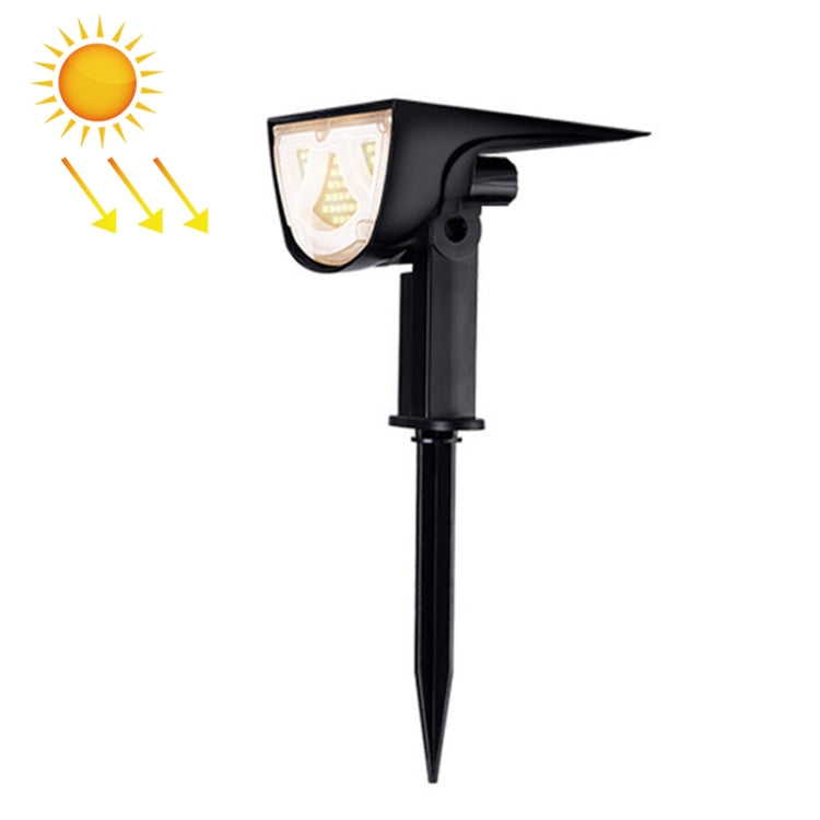 Solar Projection Light Outdoor IP65 Waterproof LED Landscape Garden Ground Plug Light Decorative Lawn Lamp (White Light) - Solar Lights by buy2fix | Online Shopping UK | buy2fix