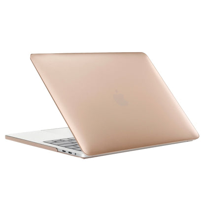 For 2016 New Macbook Pro 13.3 inch A1706 & A1708 Laptop PC + Metal Oil Surface Protective Case (Gold) - MacBook Pro Cases by buy2fix | Online Shopping UK | buy2fix