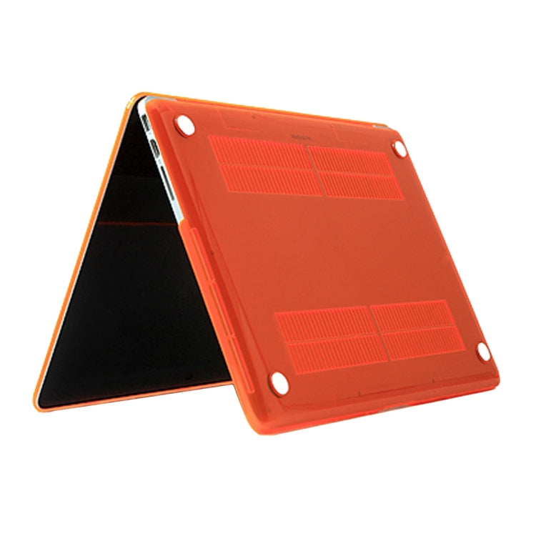 For 2016 New Macbook Pro 13.3 inch A1706 & A1708 Laptop Crystal PC Protective Case(Orange) - MacBook Pro Cases by buy2fix | Online Shopping UK | buy2fix