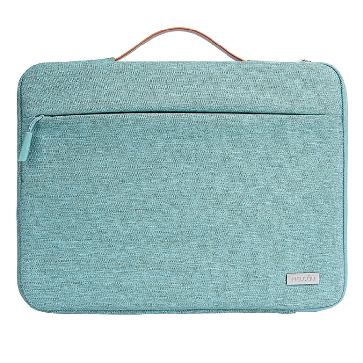 For 13 inch Laptop Zipper Waterproof  Handheld Sleeve Bag (Green) - 13.3 inch by buy2fix | Online Shopping UK | buy2fix