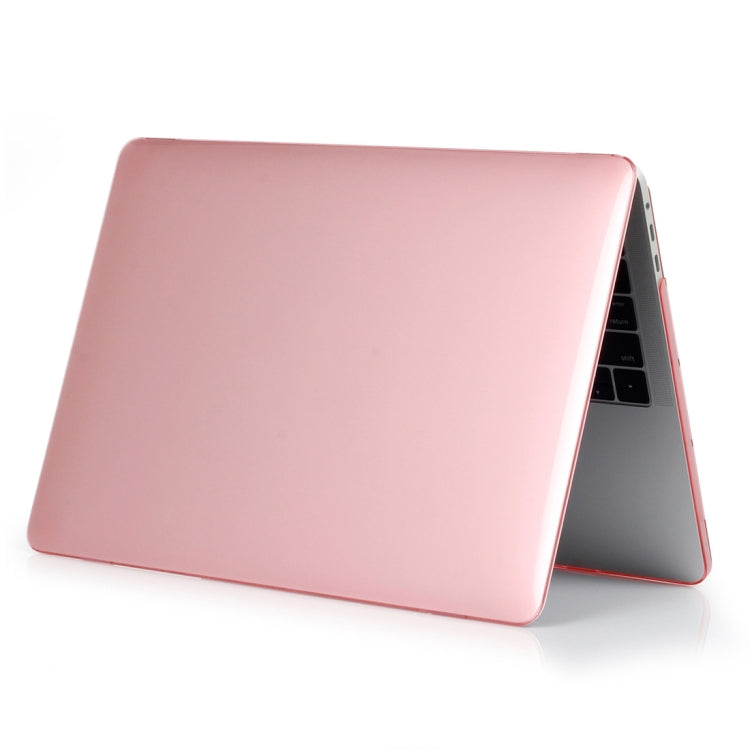 ENKAY Hat-Prince 2 in 1 Crystal Hard Shell Plastic Protective Case + US Version Ultra-thin TPU Keyboard Protector Cover for 2016 New MacBook Pro 15.4 inch with Touchbar (A1707)(Pink) - MacBook Pro Cases by ENKAY | Online Shopping UK | buy2fix