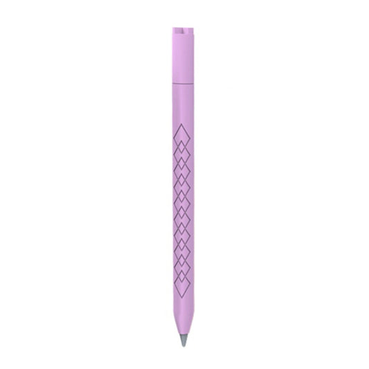 For Apple Pencil (USB-C) Diamond Pattern Silicone Stylus Pen Protective Case (Light Purple) - Pencil Accessories by buy2fix | Online Shopping UK | buy2fix