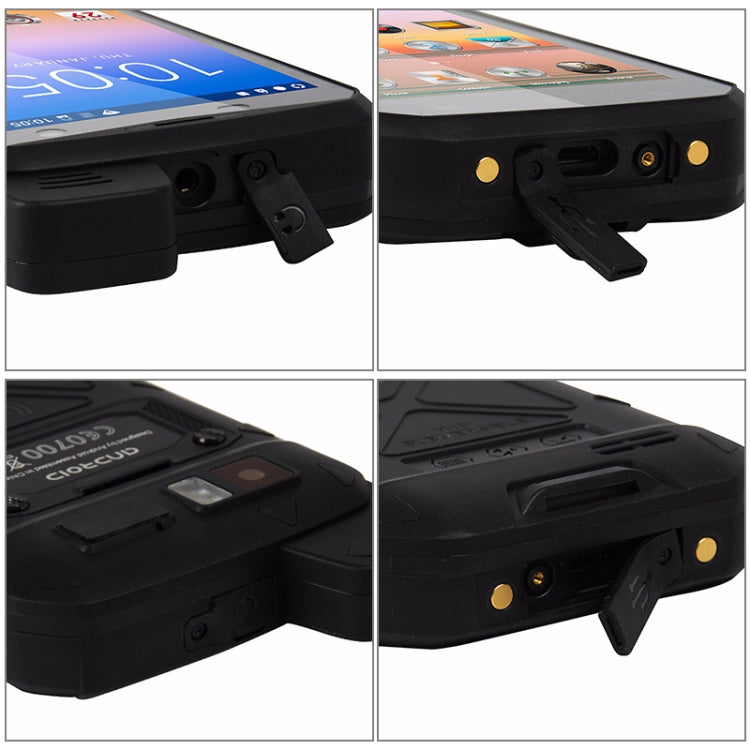 UNIWA B6000 PTT Walkie Talkie Rugged Phone, 4GB+64GB, IP68 Waterproof Dustproof Shockproof, 5000mAh Battery, 4.7 inch Android 9.0 MTK6762 Octa Core up to 2.0GHz, Network: 4G, NFC, OTG (Black) - UNIWA by UNIWA | Online Shopping UK | buy2fix