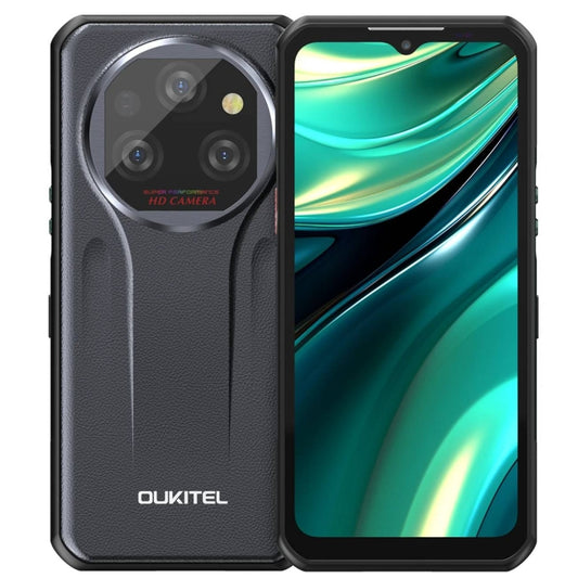 Oukitel WP39 5G Rugged Phone, 6GB+256GB, Night Vision, Fingerprint Identification, 6.6 inch MediaTek Dimensity 6100+ Octa Core, NFC, OTG, Network: 5G (Black) - Other by OUKITEL | Online Shopping UK | buy2fix