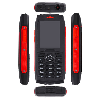 Rugtel R1C Rugged Phone, IP68 Waterproof Dustproof Shockproof, 2.4 inch, MTK6261D, 2000mAh Battery, SOS, FM, Dual SIM(Red) - Others by Rugtel | Online Shopping UK | buy2fix