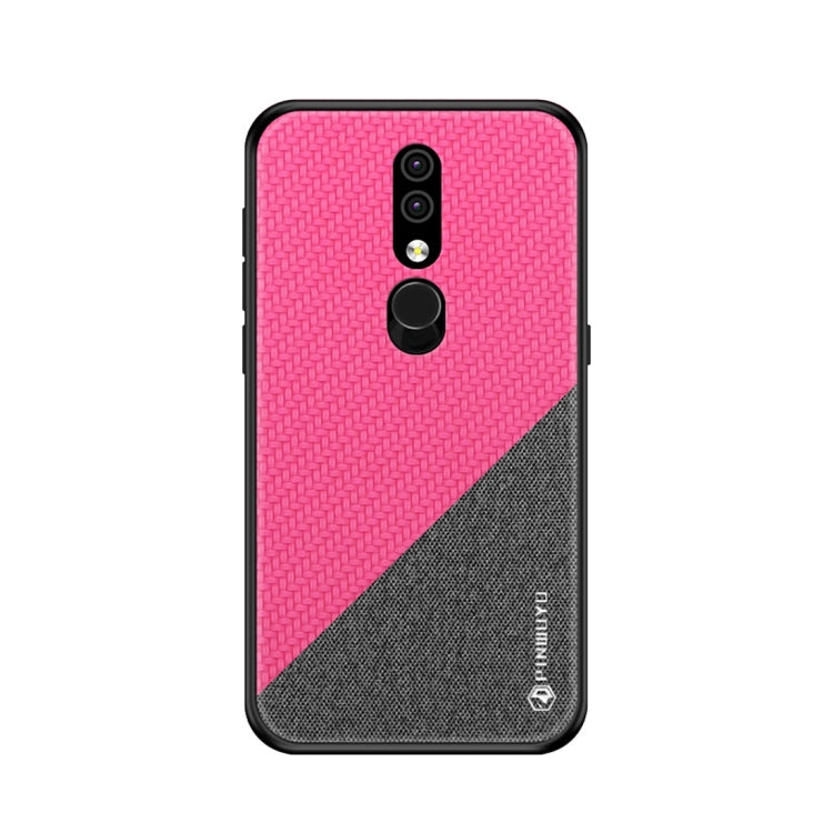 PINWUYO Honors Series Shockproof PC + TPU Protective Case for Nokia 4.2 (Rose Red) - Nokia Cases by PINWUYO | Online Shopping UK | buy2fix
