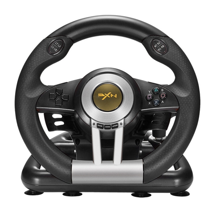 PXN-V3 Racing Game Steering Wheel for PC / PS3 / 4 / xbox one / switch(Black) - Gamepads by buy2fix | Online Shopping UK | buy2fix