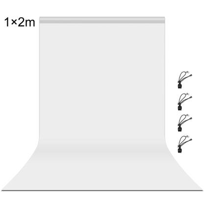 PULUZ 1m x 2m Photography Background Thickness Photo Studio Background Cloth Backdrop (White) - Solid Color by PULUZ | Online Shopping UK | buy2fix