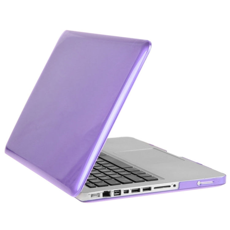 ENKAY for Macbook Pro 13.3 inch (US Version) / A1278 Hat-Prince 3 in 1 Crystal Hard Shell Plastic Protective Case with Keyboard Guard & Port Dust Plug(Purple) - MacBook Pro Cases by ENKAY | Online Shopping UK | buy2fix