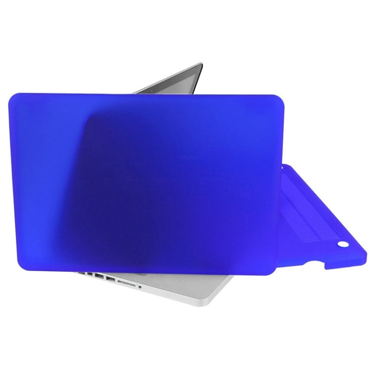 ENKAY for Macbook Pro 13.3 inch (US Version) / A1278 Hat-Prince 3 in 1 Frosted Hard Shell Plastic Protective Case with Keyboard Guard & Port Dust Plug(Dark Blue) - MacBook Pro Cases by ENKAY | Online Shopping UK | buy2fix