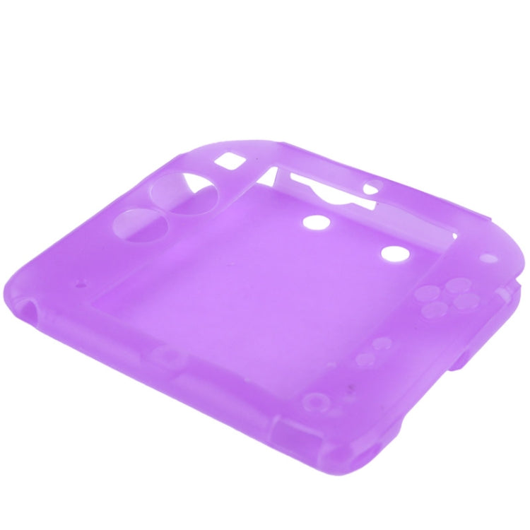 Pure Color Ultra Thin Silicone Case for Nintendo 2DS(Purple) - Cases by buy2fix | Online Shopping UK | buy2fix