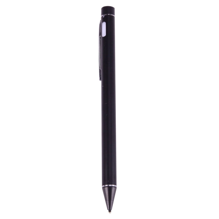 Universal Rechargeable Capacitive Touch Screen Stylus Pen with 2.3mm Superfine Metal Nib, For iPhone, iPad, Samsung, and Other Capacitive Touch Screen Smartphones or Tablet PC(Black) - Stylus Pen by buy2fix | Online Shopping UK | buy2fix